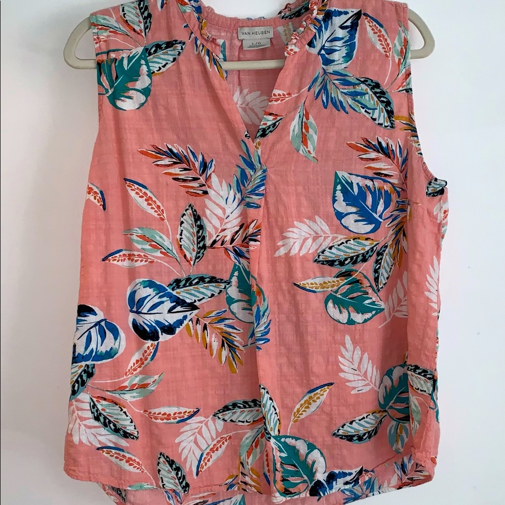 Van Heusen linen summer blouse